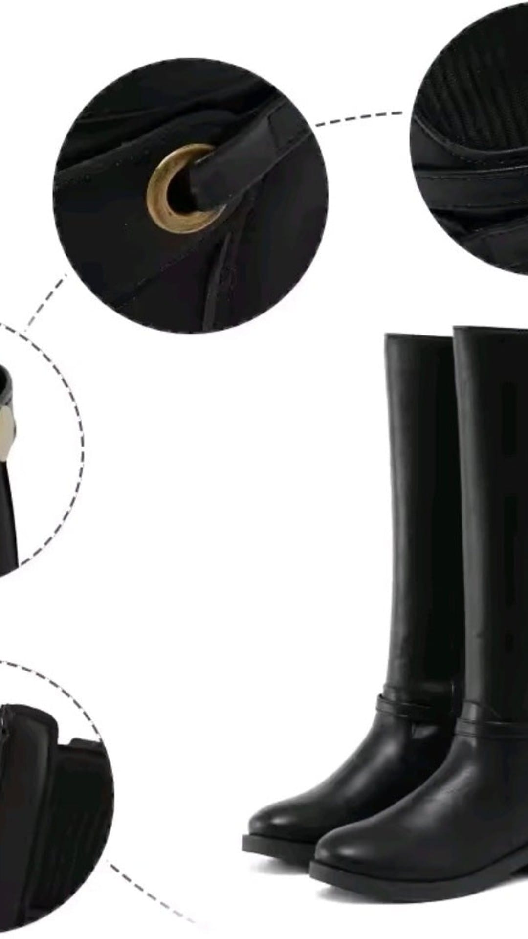 KissICON Equestrian Chic Knee-High Boots