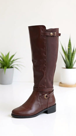 KissICON Equestrian Chic Knee-High Boots