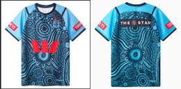 KissICON erbae / XL Australian Blue Rugby Training Shirt QuickDry Casual Sportswear
