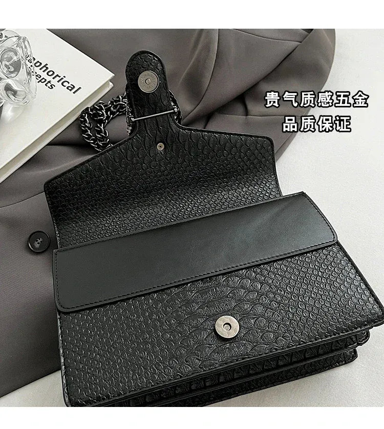 KissICON Estilo Moda Corrente Para Mulheres Cobra Padr O Crossbody