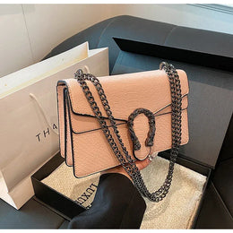 KissICON Estilo Moda Corrente Para Mulheres Cobra Padr O Crossbody