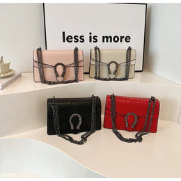 KissICON Estilo Moda Corrente Para Mulheres Cobra Padr O Crossbody