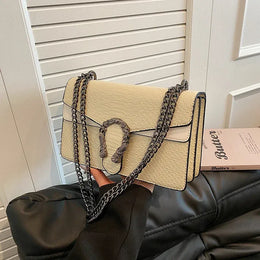 KissICON Estilo Moda Corrente Para Mulheres Cobra Padr O Crossbody