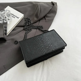 KissICON Estilo Moda Corrente Para Mulheres Cobra Padr O Crossbody