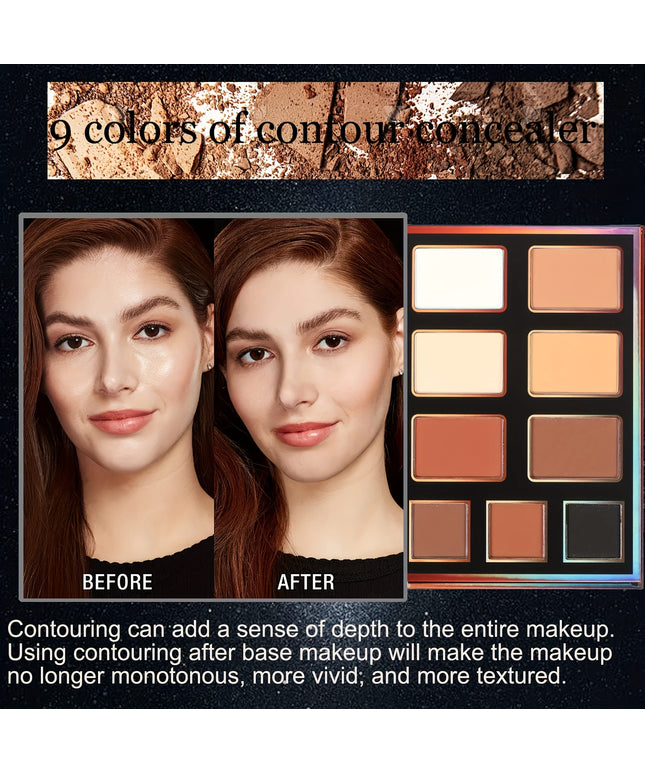 KissICON Extra Large New 4-Page 55 Color Eyeshadow Palette Extra 55color Palette Eyeshadow Gloss Highlighters