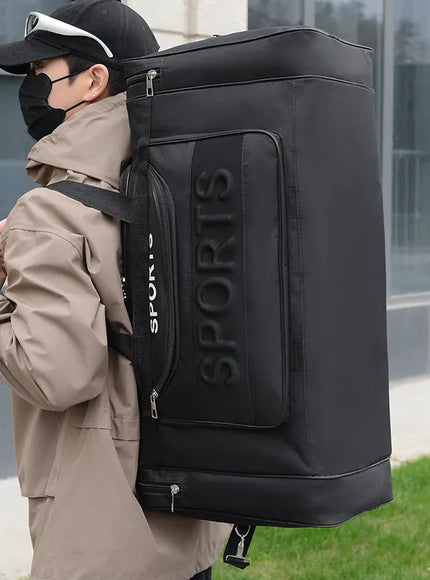 KissICON ExtraLarge MultiPocket Crossbody Travel Luggage Bag