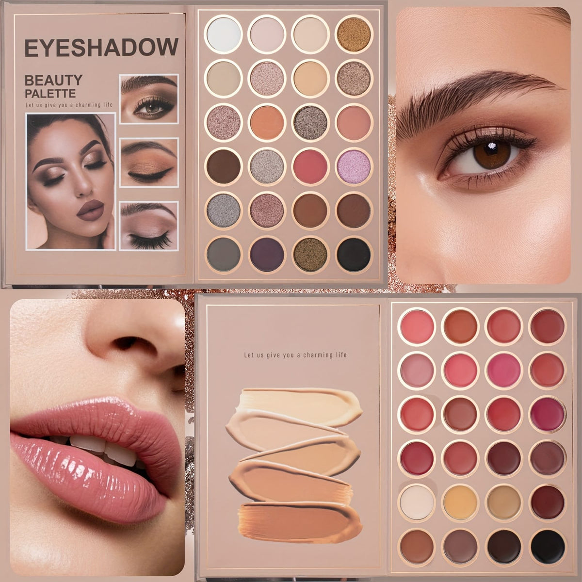 KissICON Eye-6705 Allinone 67color Makeup Palette Cosmetic Gift Set