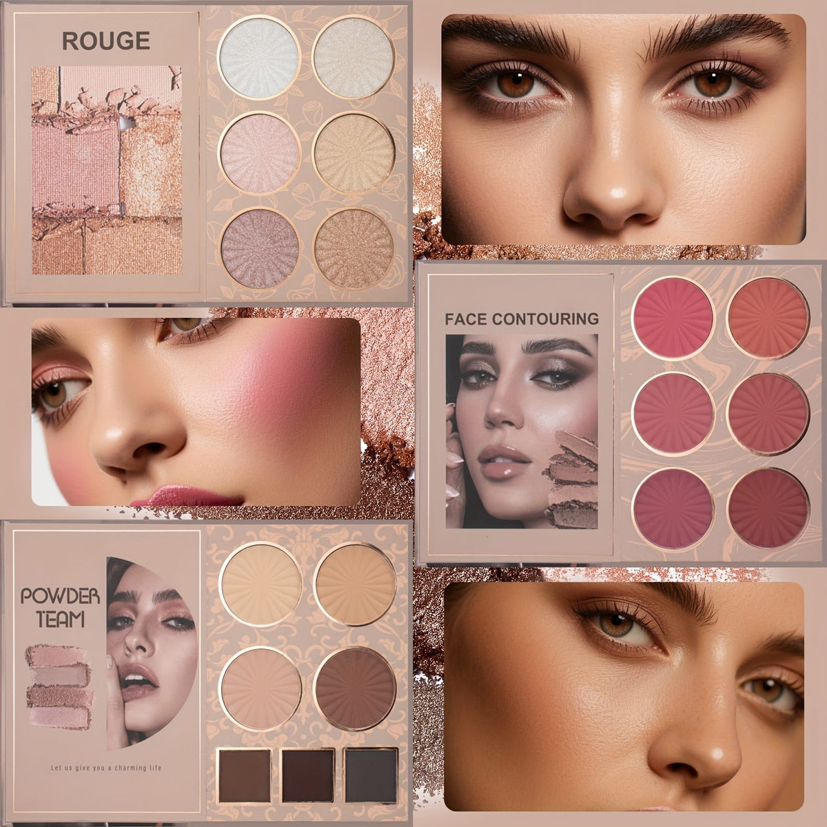 KissICON Eye-6705 Allinone 67color Makeup Palette Cosmetic Gift Set