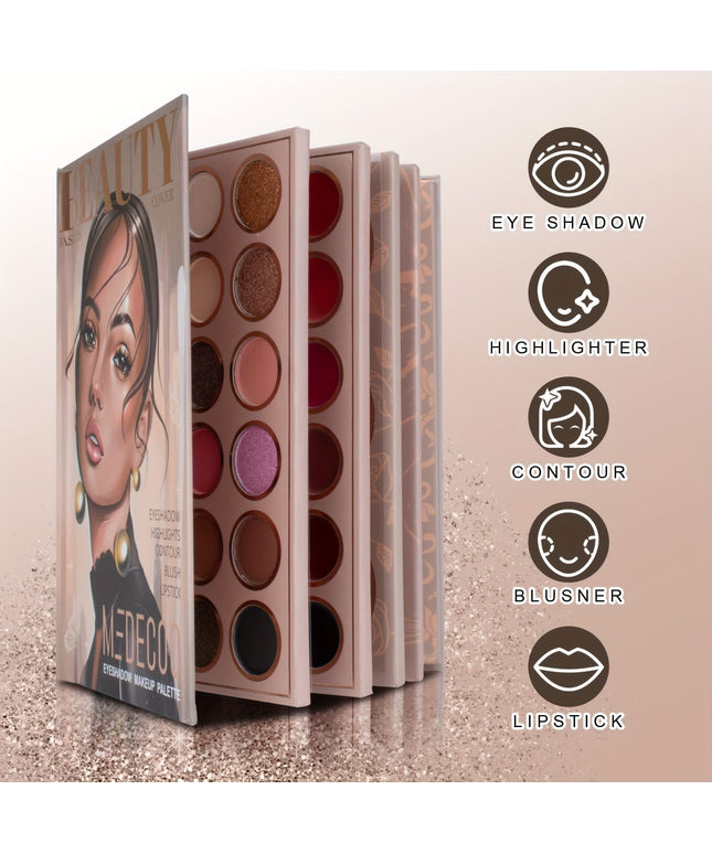 KissICON Eye-6705 Allinone 67color Makeup Palette Cosmetic Gift Set