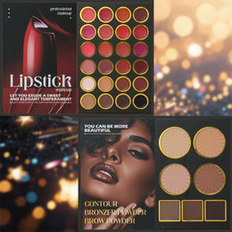 KissICON Eye-7901 Halloween Beauty 24 Eyeshadow Lips Palette