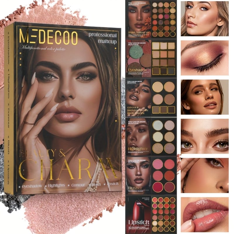 KissICON Eye-7901 Halloween Beauty 24 Eyeshadow Lips Palette