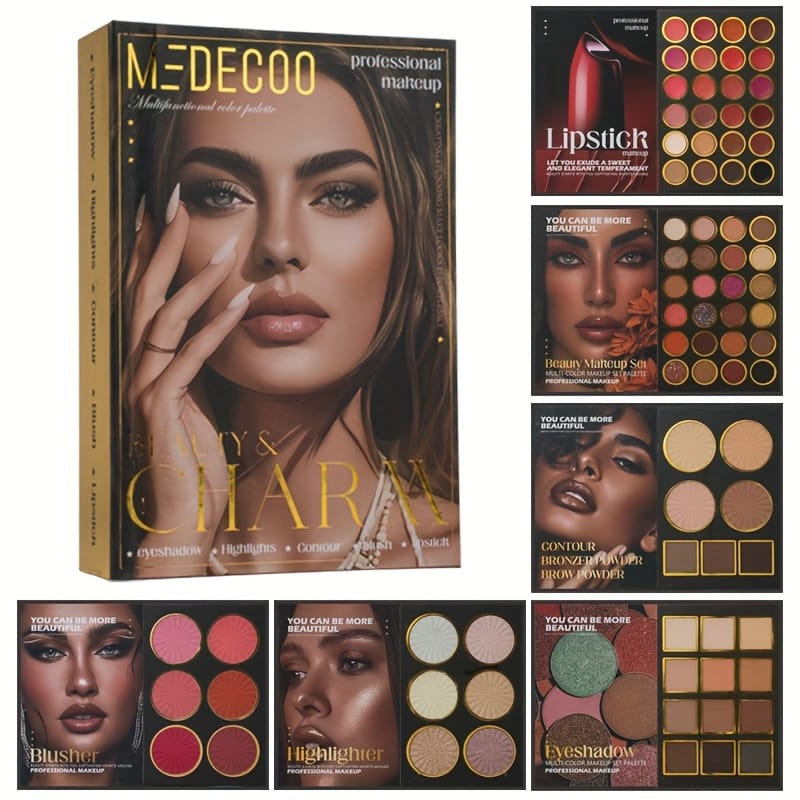 KissICON Eye-7901 Halloween Beauty 24 Eyeshadow Lips Palette