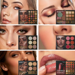KissICON Eye-7901 Halloween Beauty 24 Eyeshadow Lips Palette