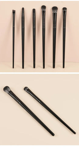 KissICON Eye Makeup Brushes Six Piece Wool Fiber Blending