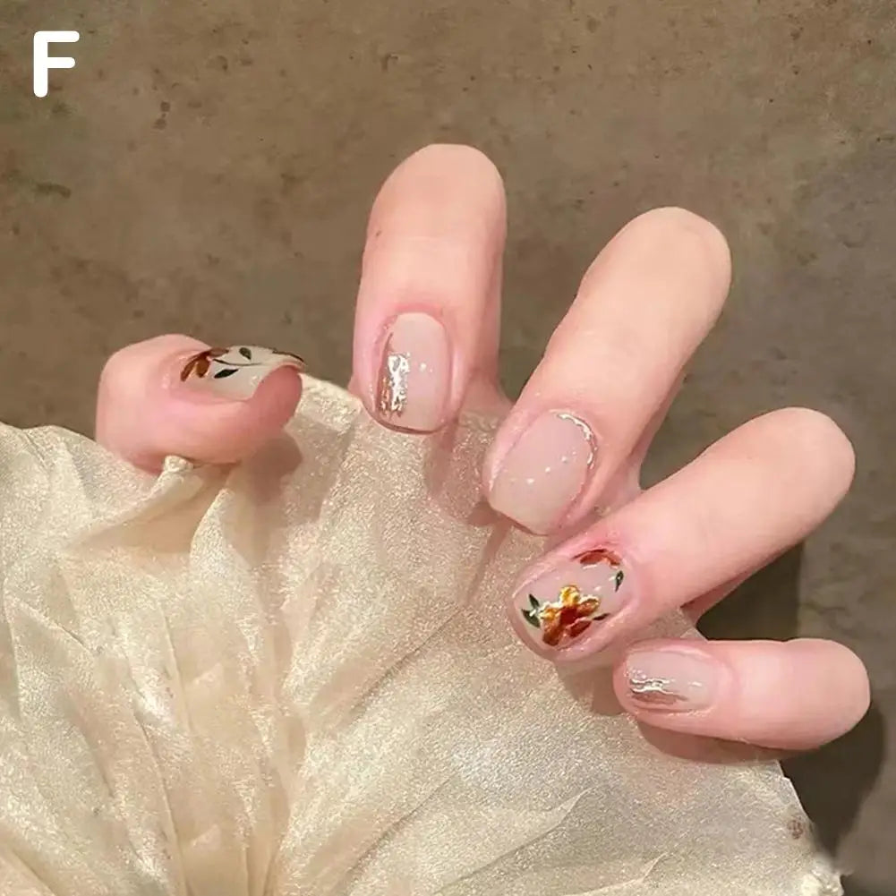 KissICON F 💋 False Nails Kit With Jelly Glue Press