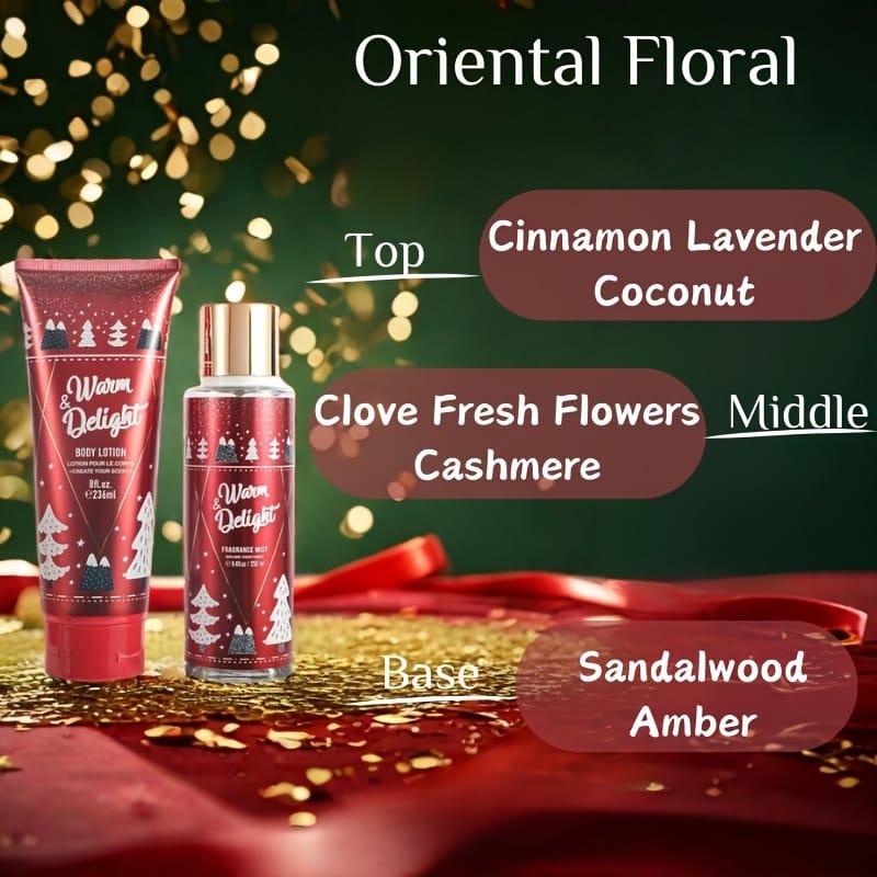 KissICON Oriental Floral Fragrance KissIcon Body Care Gift Set - Oriental Floral
