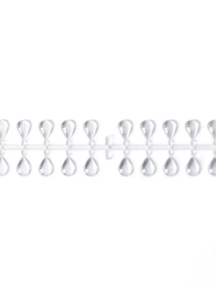 KissICON F106-1 False Nails Tips Display Sticks Clear Nail Swatch