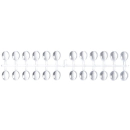 KissICON F106-2 False Nails Tips Display Sticks Clear Nail Swatch