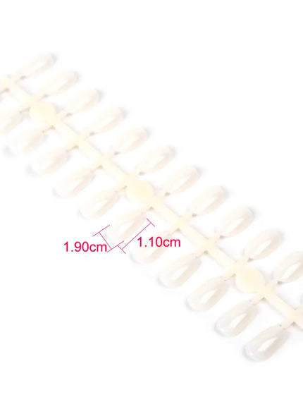 KissICON F151-1 False Nails Tips Display Sticks Clear Nail Swatch