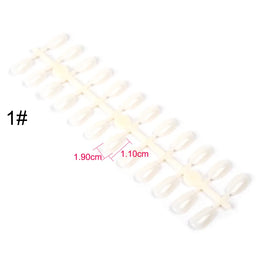 KissICON F151-1 False Nails Tips Display Sticks Clear Nail Swatch