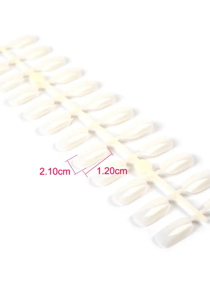 KissICON F151-2 False Nails Tips Display Sticks Clear Nail Swatch