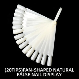 KissICON F159-N False Nails Tips Display Sticks Clear Nail Swatch
