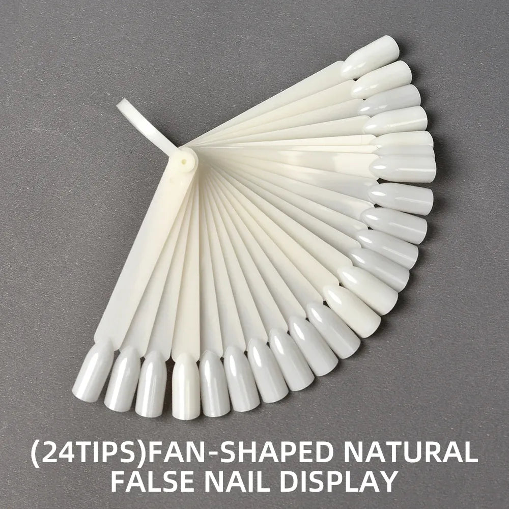 KissICON F160-N False Nails Tips Display Sticks Clear Nail Swatch