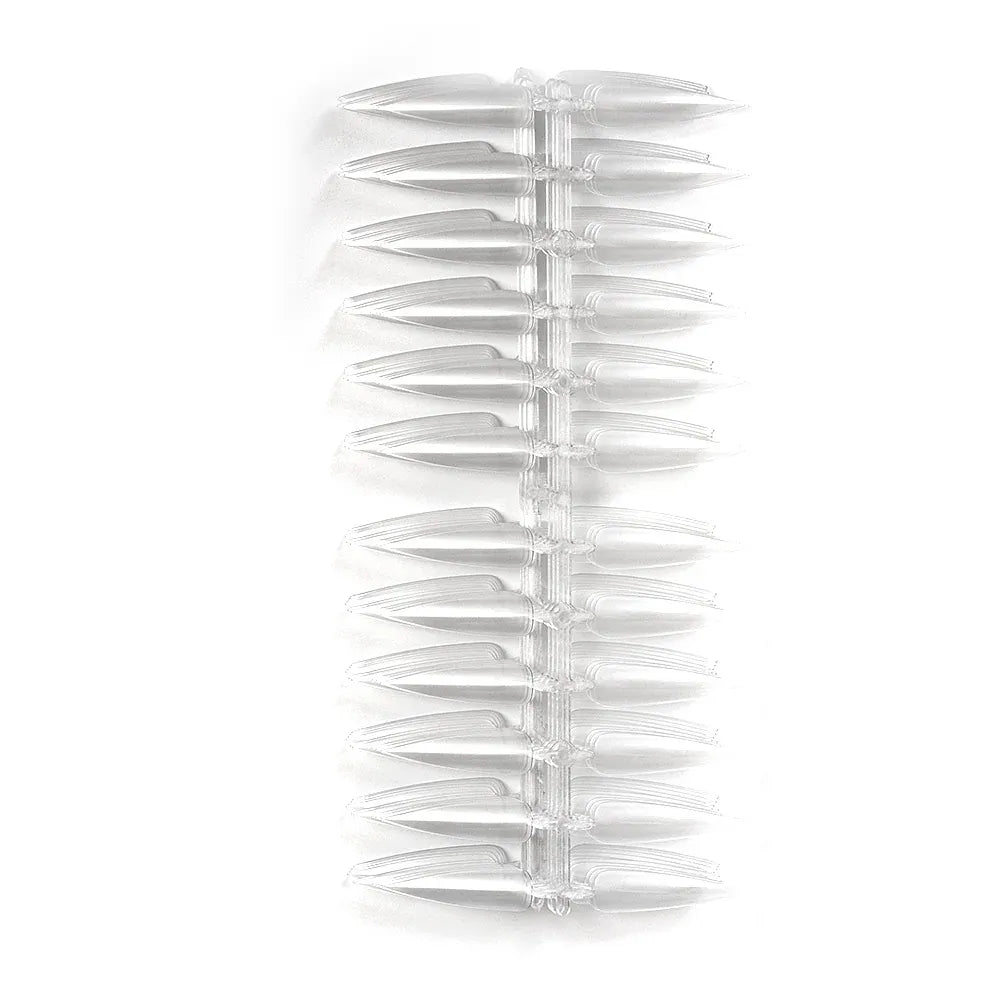 KissICON F163-C False Nails Tips Display Sticks Clear Nail Swatch