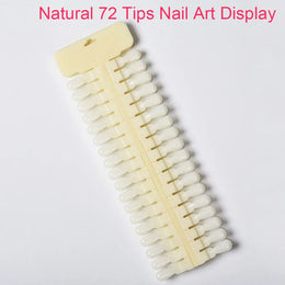 KissICON F164-N False Nails Tips Display Sticks Clear Nail Swatch