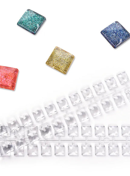 KissICON F178 False Nails Tips Display Sticks Clear Nail Swatch