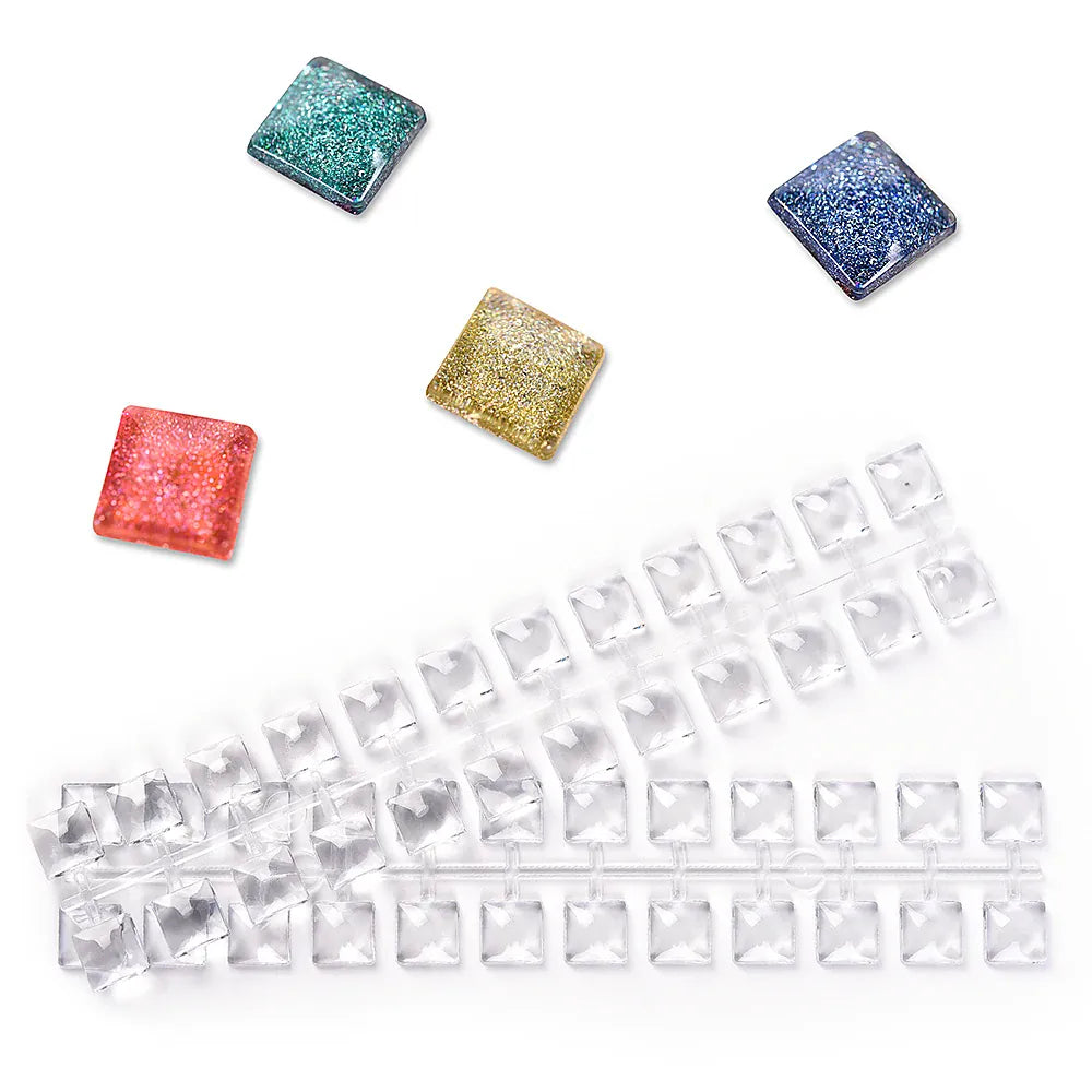 KissICON F178 False Nails Tips Display Sticks Clear Nail Swatch
