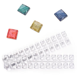 KissICON F178 False Nails Tips Display Sticks Clear Nail Swatch