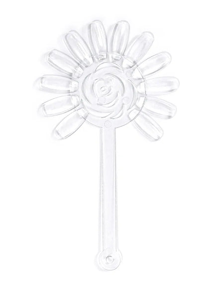 KissICON F27-C False Nails Tips Display Sticks Clear Nail Swatch