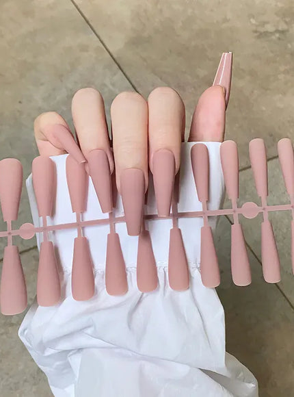 KissICON F63 KissIcon 24Tips False Nail Tips Almond Coffin Extension