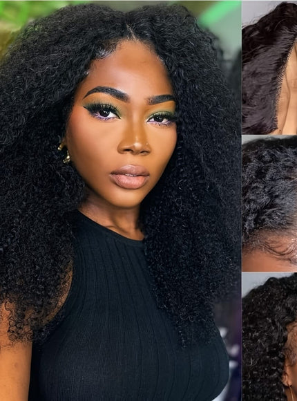 Kissicon V Part Wig Human Hair