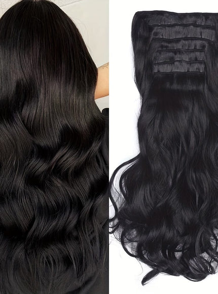 Kissicon Heat Resistant Clip In Hair