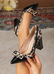 Apricot Leopard Print / UK 3.5