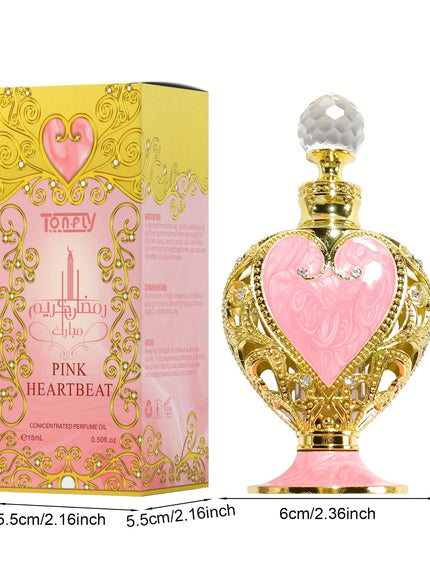 KissICON F785 Pink Heartbeat Longlasting Alcoholfree Floral Perfume Oil
