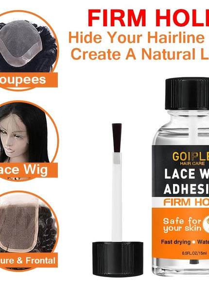 KissICON Wig-0.5oz Lace Glue Kissicon Goiple Waterproof Wig Glue Fast