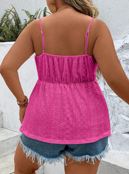 Women's Elegant Off-Shoulder Lace Trim Sleeveless Tank Top