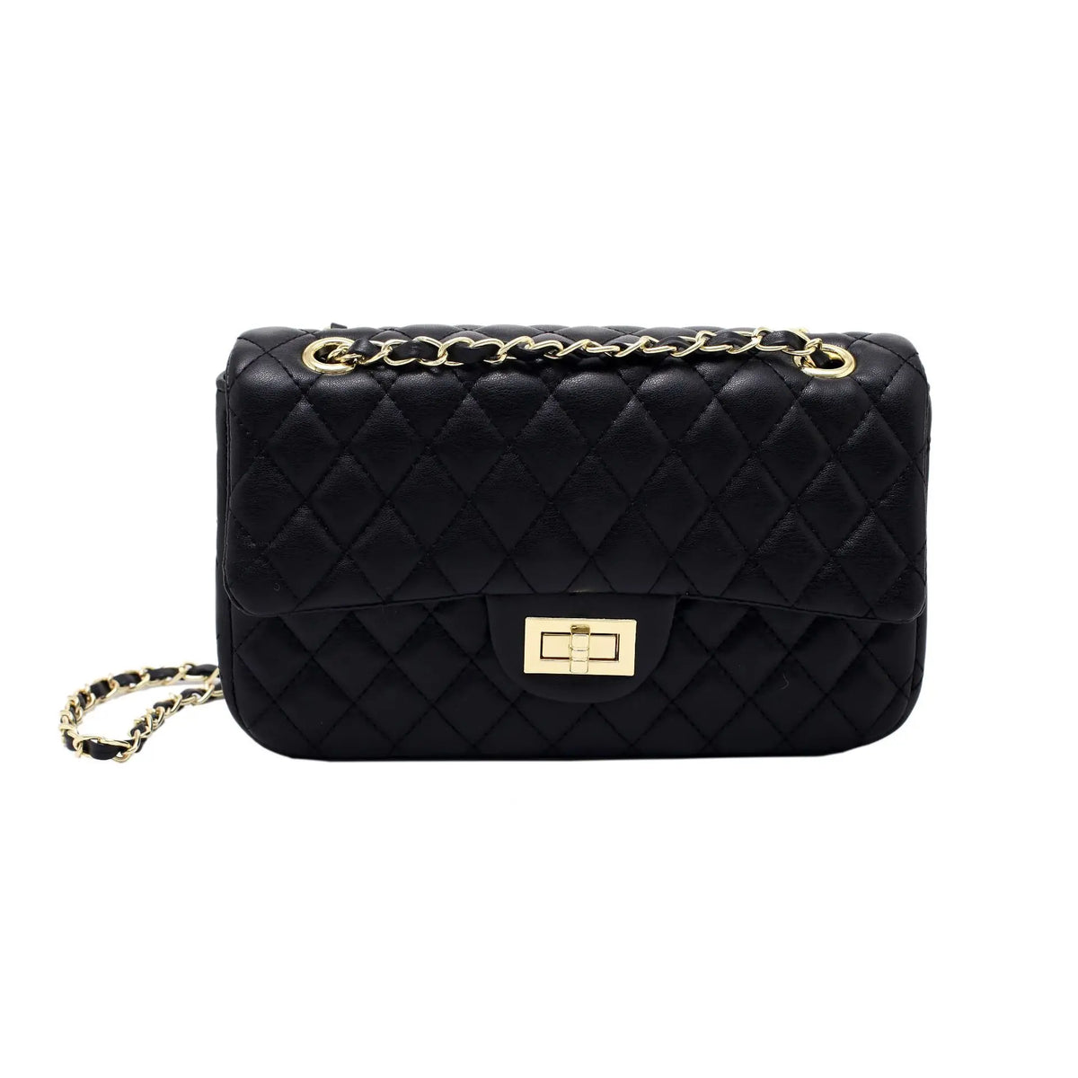 KissICON Fall Trend Women's Texture Rhombic Chain Slung