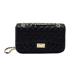KissICON Fall Trend Women's Texture Rhombic Chain Slung