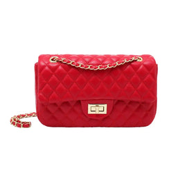 KissICON Fall Trend Women's Texture Rhombic Chain Slung