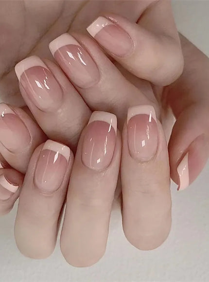 KissICON False-Nails-13228 24Pcs Full Cover Wearing Reusable False Nails Glitter