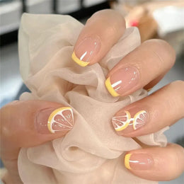 KissICON False-Nails-6172 24Pcs Full Cover Wearing Reusable False Nails Glitter