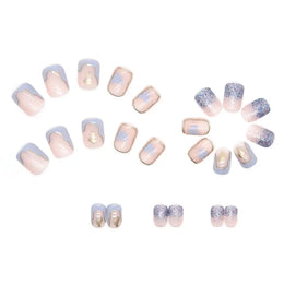 KissICON 💋 False Nails Kit With Jelly Glue Press