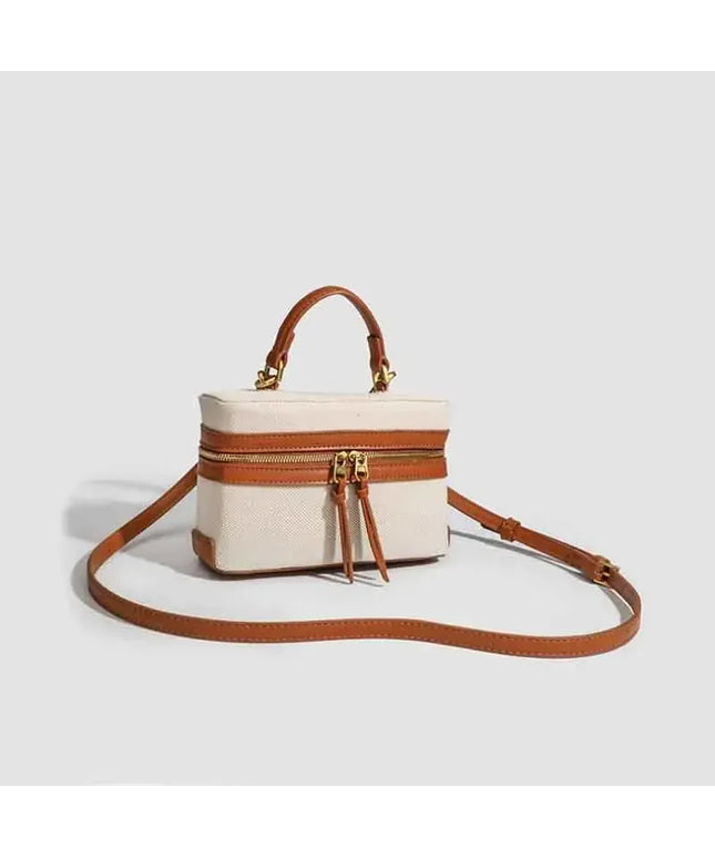 Dropshipman Fashion Box Women Handbags Designer Thick Canvas Shoulder Crossbody Bags Casual Spring and summer Small Purses 2024 bolso mujer