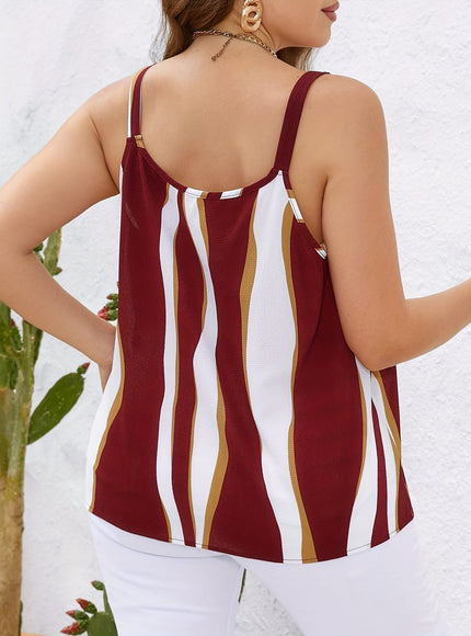 jkthpu-45 [Fashion Cami] Fashionable Plus Size Cami Top |
