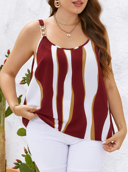 jkthpu-45 [Fashion Cami] Fashionable Plus Size Cami Top |