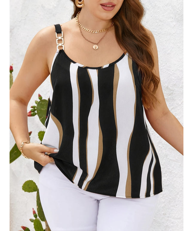 jkthpu-45 [Fashion Cami] Fashionable Plus Size Cami Top |